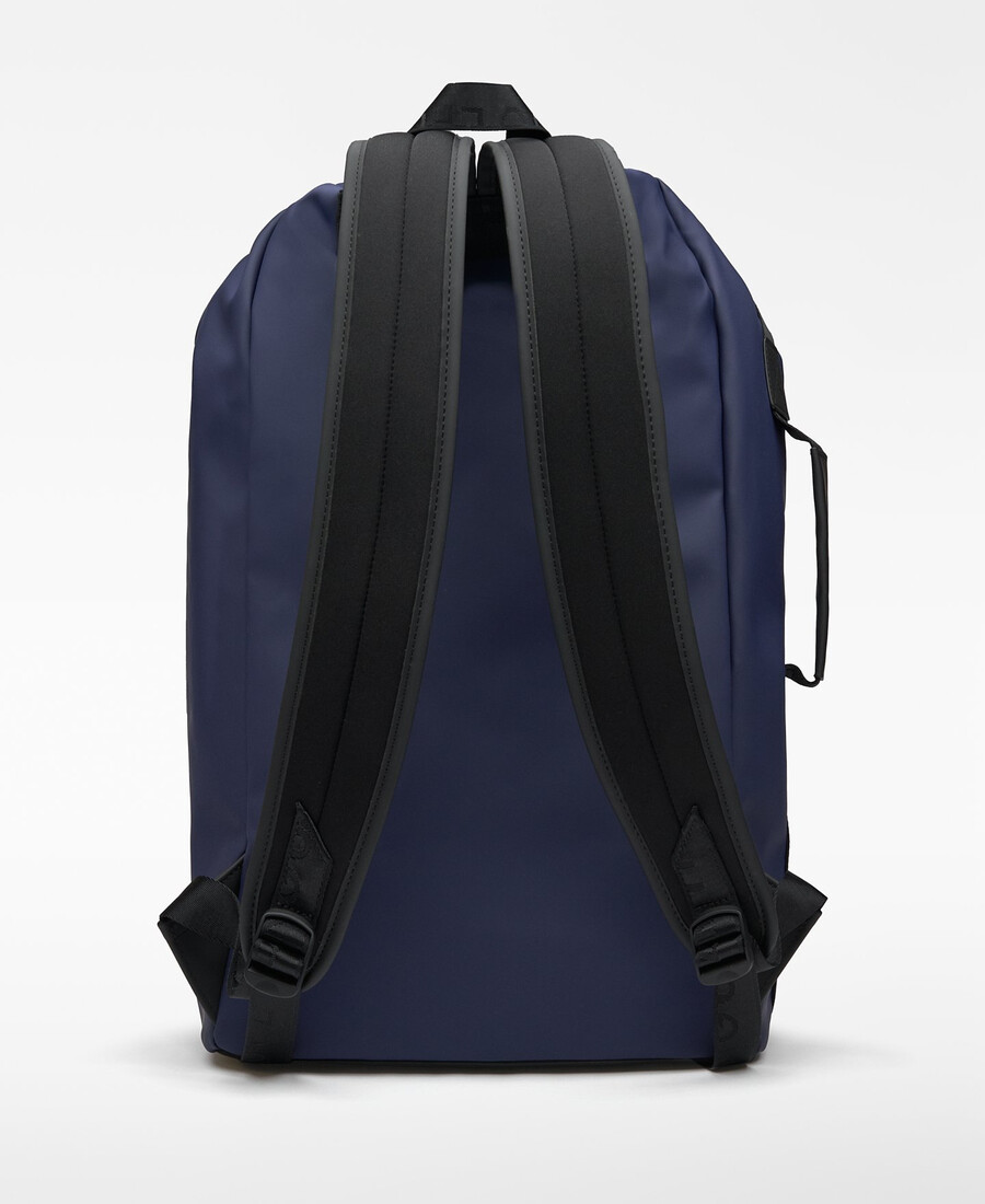 mochila rectangular azul marino hombre
