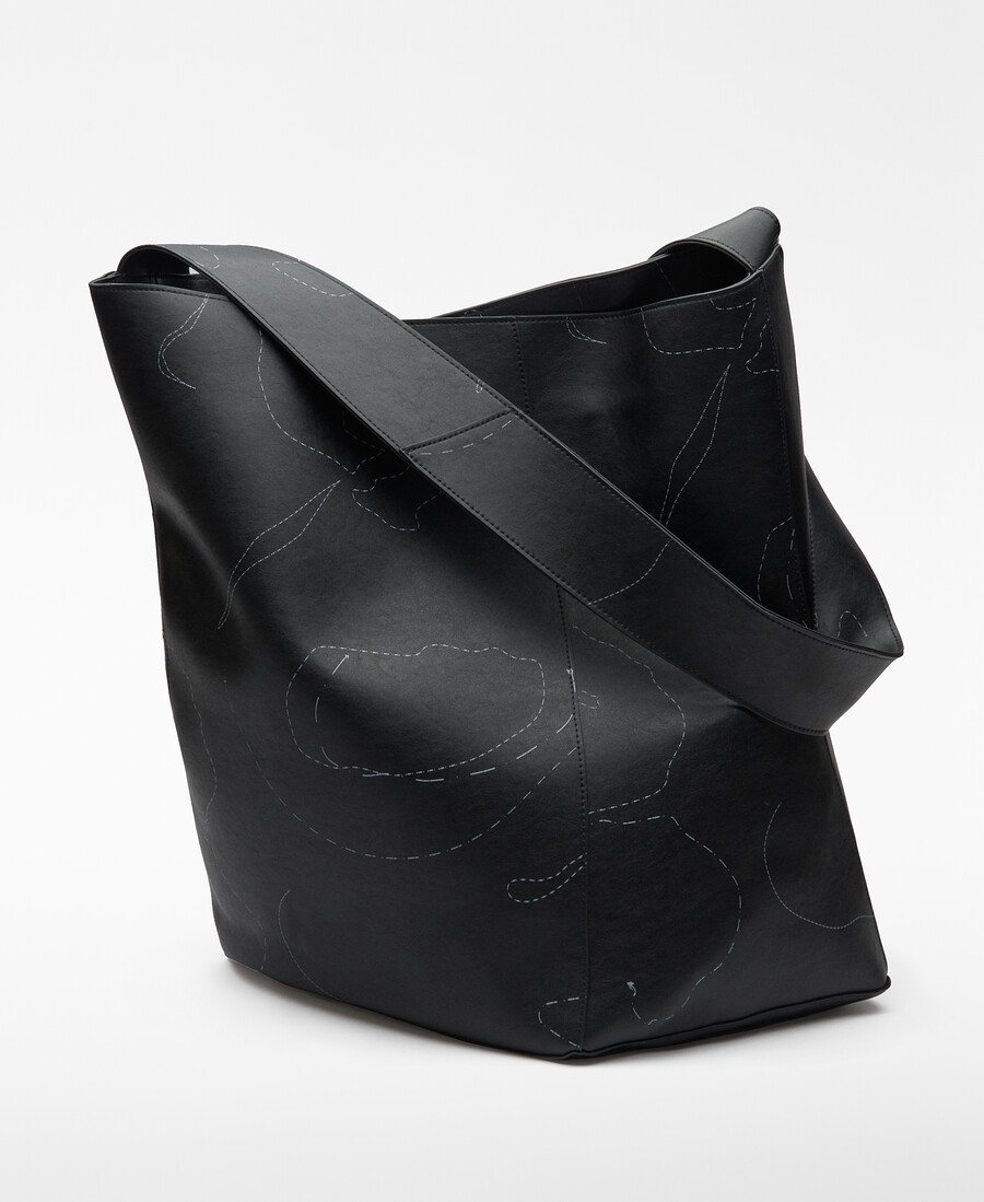 bolso shopper maxi desestructurado para hombre