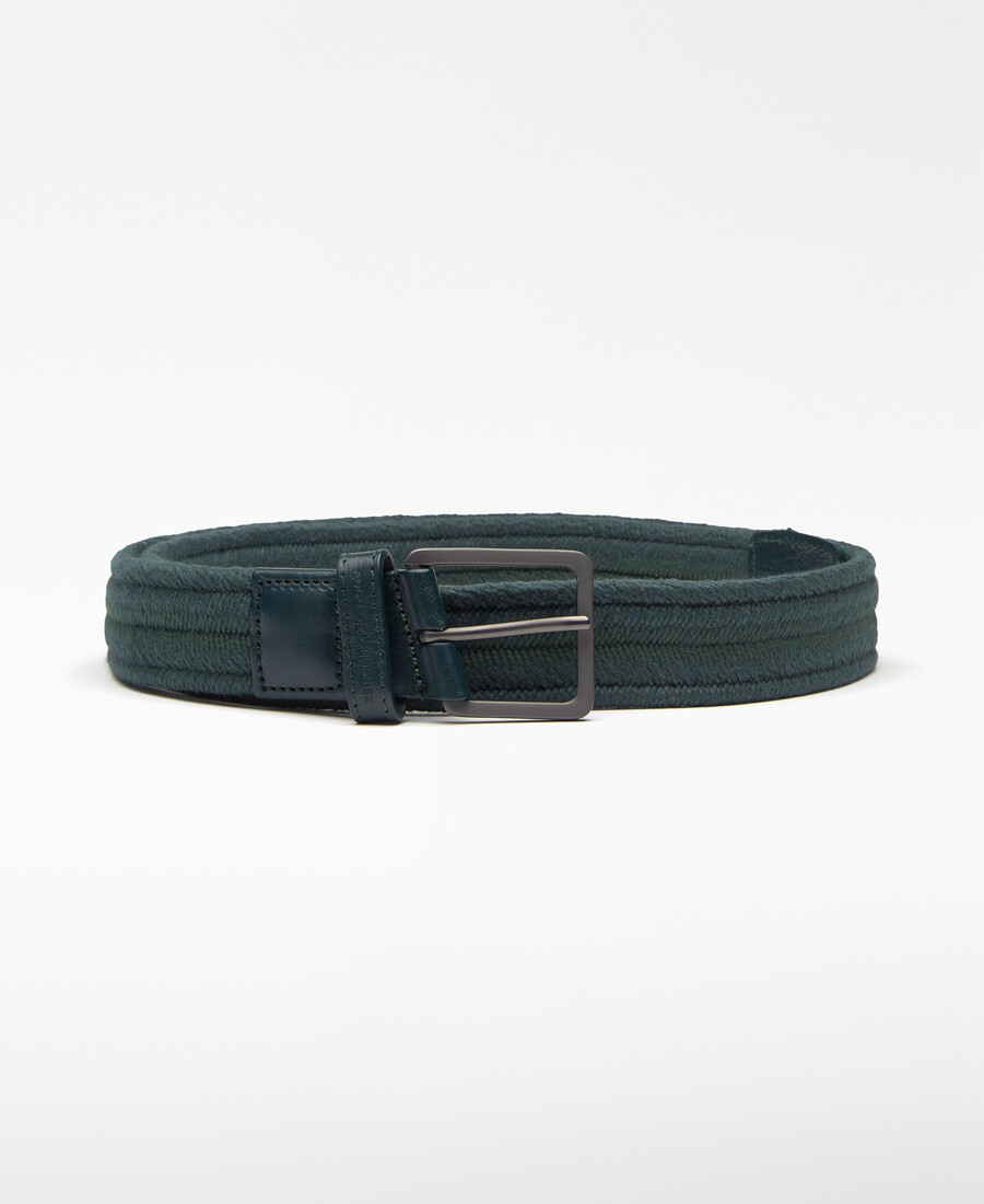 cinturón de cuerda trenzada para hombre
