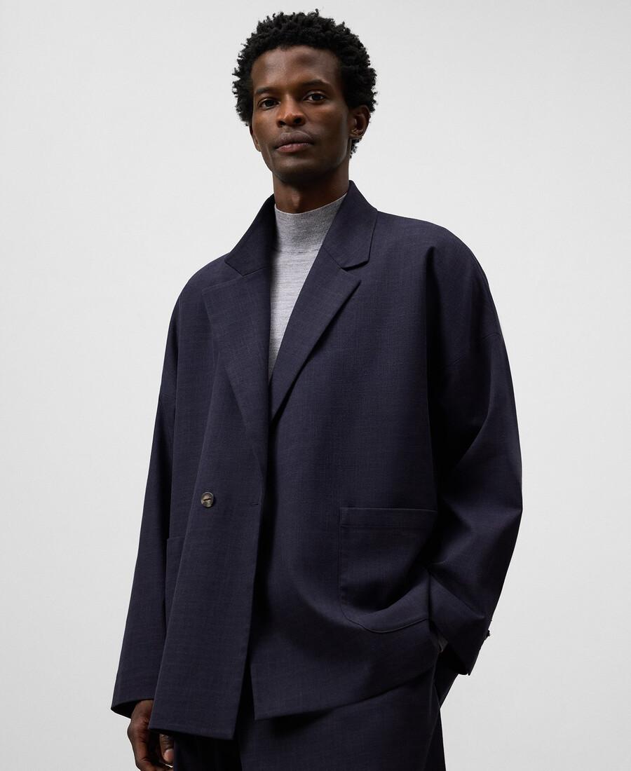 blazer oversize desestructurado para hombre