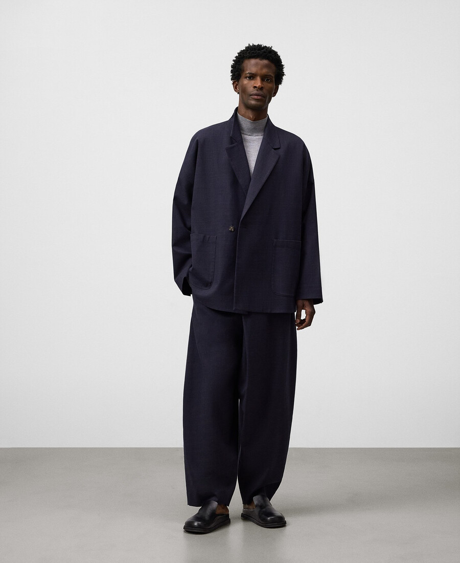 blazer oversize desestructurado para hombre