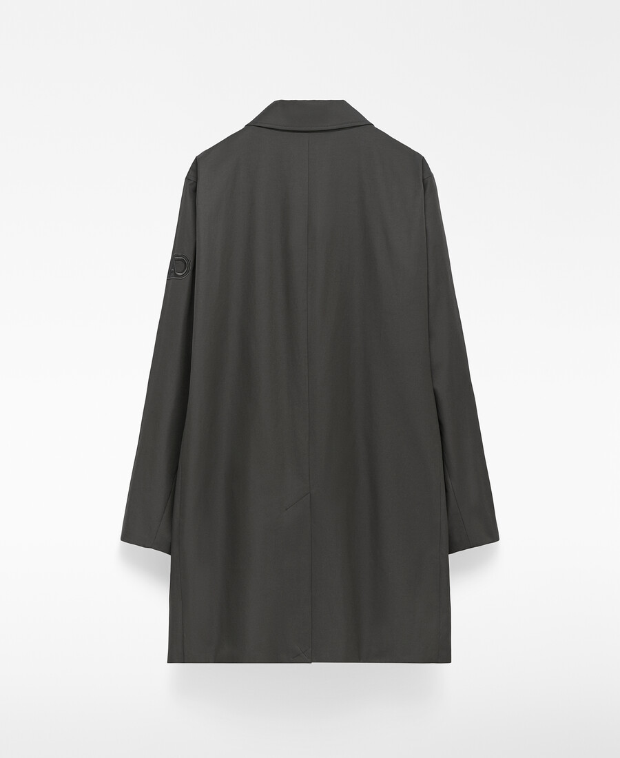 gabardina de cuello abierto para hombre
