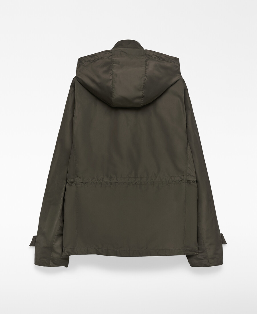 chaqueta sahariana de nailon para hombre