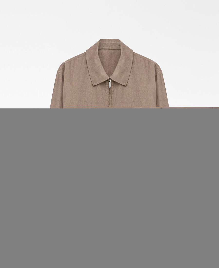 chaqueta fluida de lino para hombre
