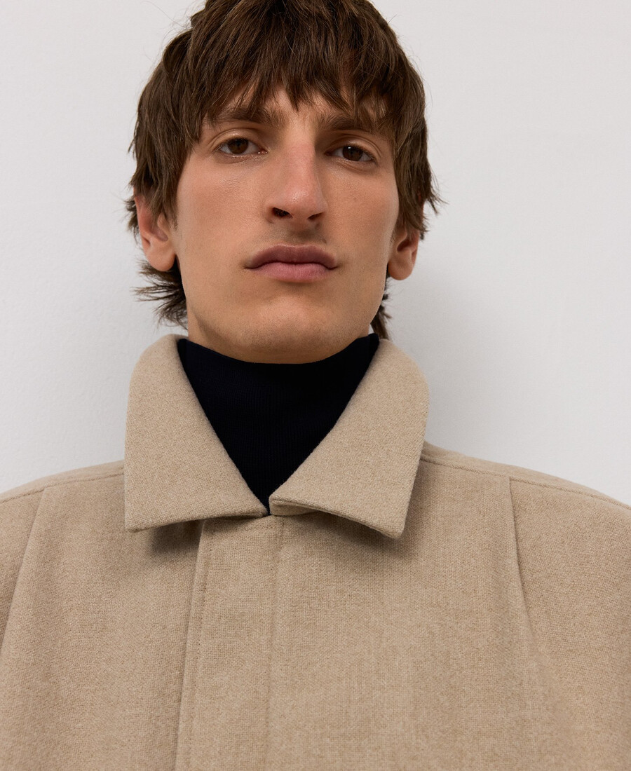 chaqueta bomber de tejido mixto para hombre