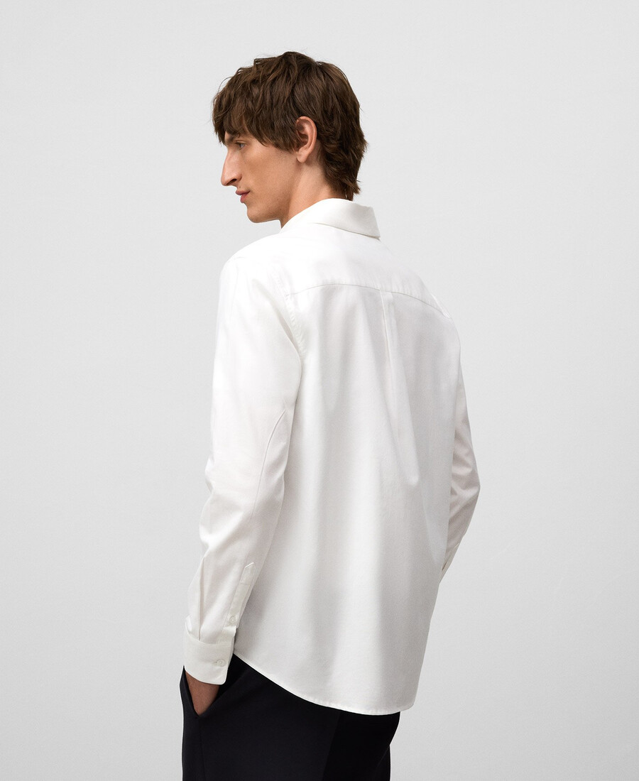 camisa oxford de corte regular pinpoint para hombre