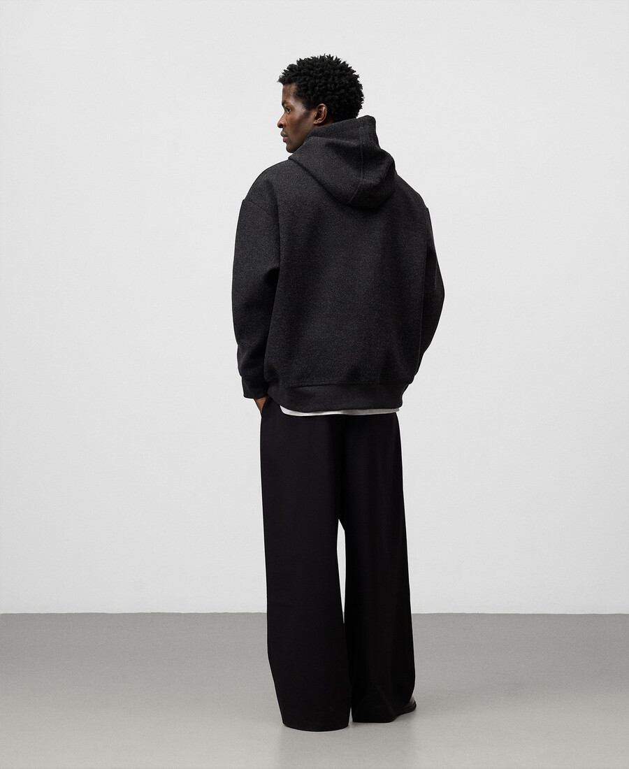 sudadera con capucha de corte relajado para hombre