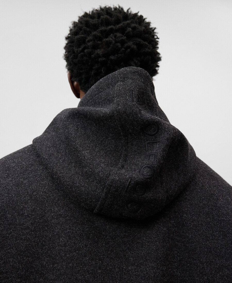 sudadera con capucha de corte relajado para hombre