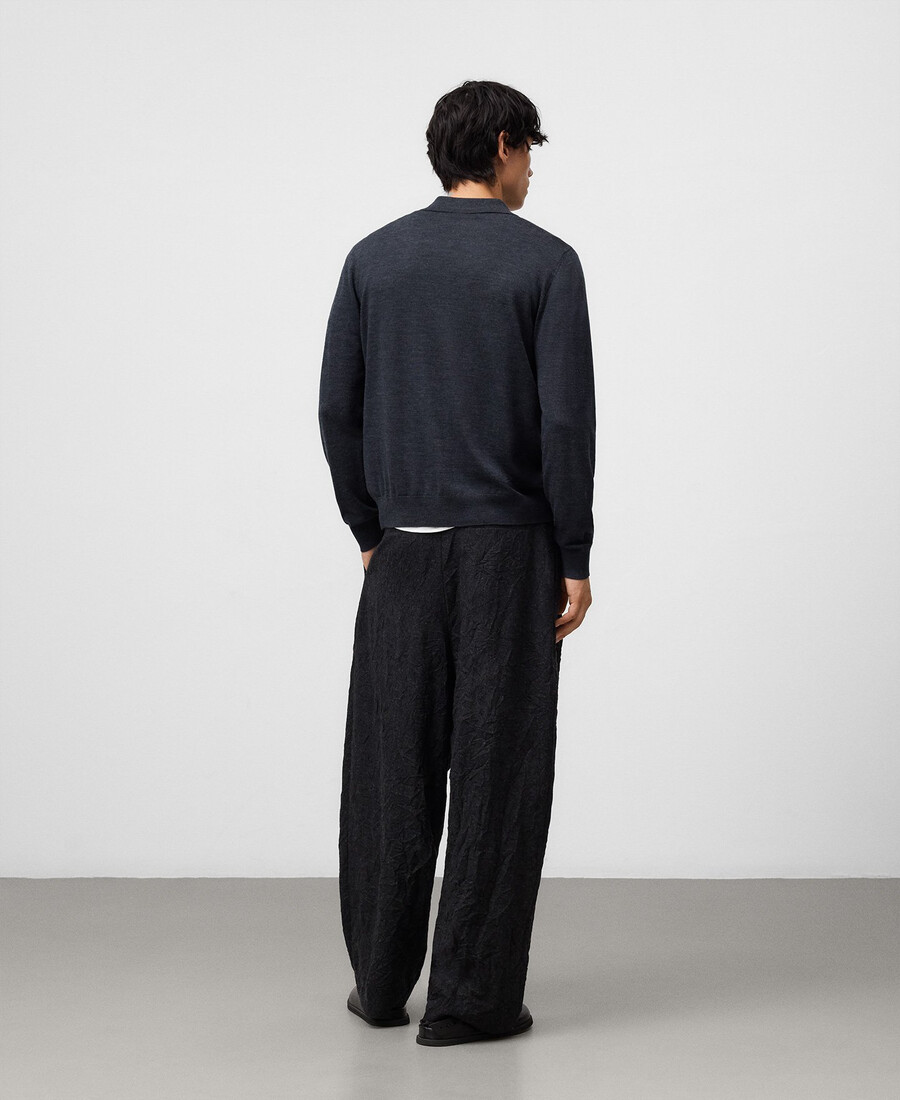 cárdigan de lana merino para hombre