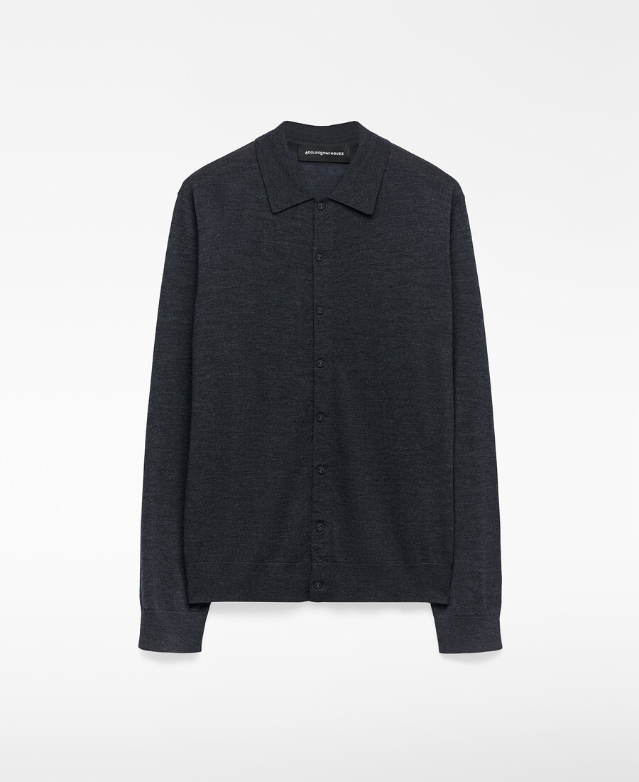 cárdigan de lana merino para hombre