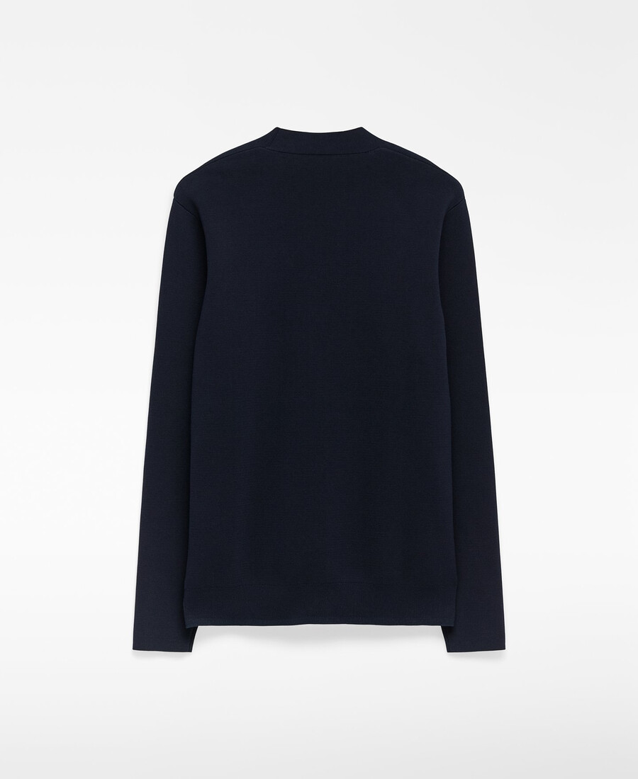 cárdigan de punto con cuello en v para hombre