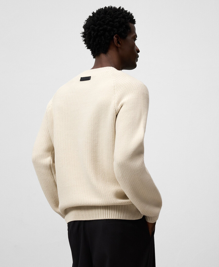 suéter kint con cuello en v para hombre