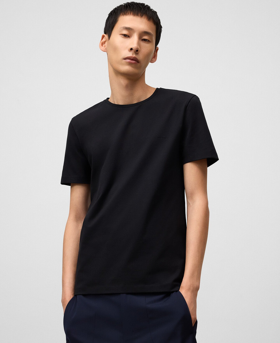 camiseta slim fit de algodón orgánico para hombre