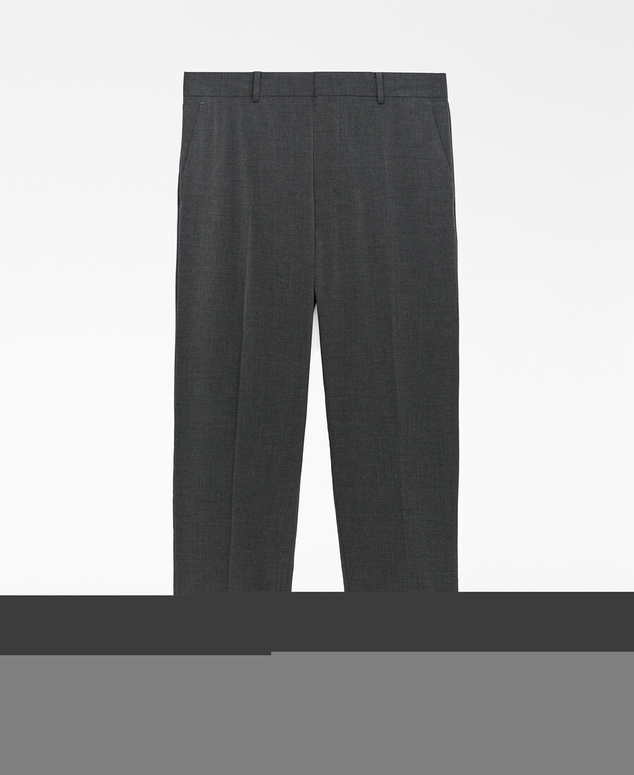 pantalones de vestir de corte regular para hombre