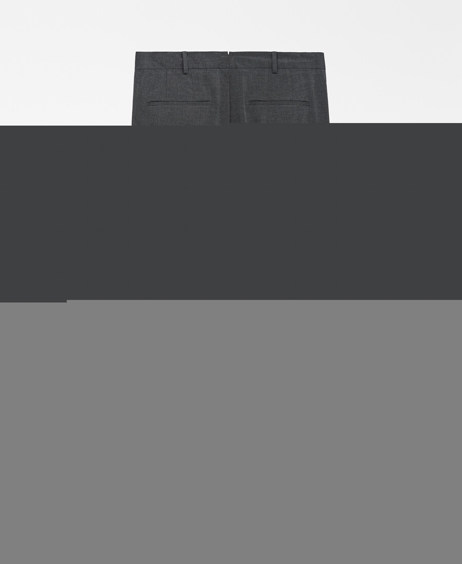 pantalones de vestir de corte regular para hombre