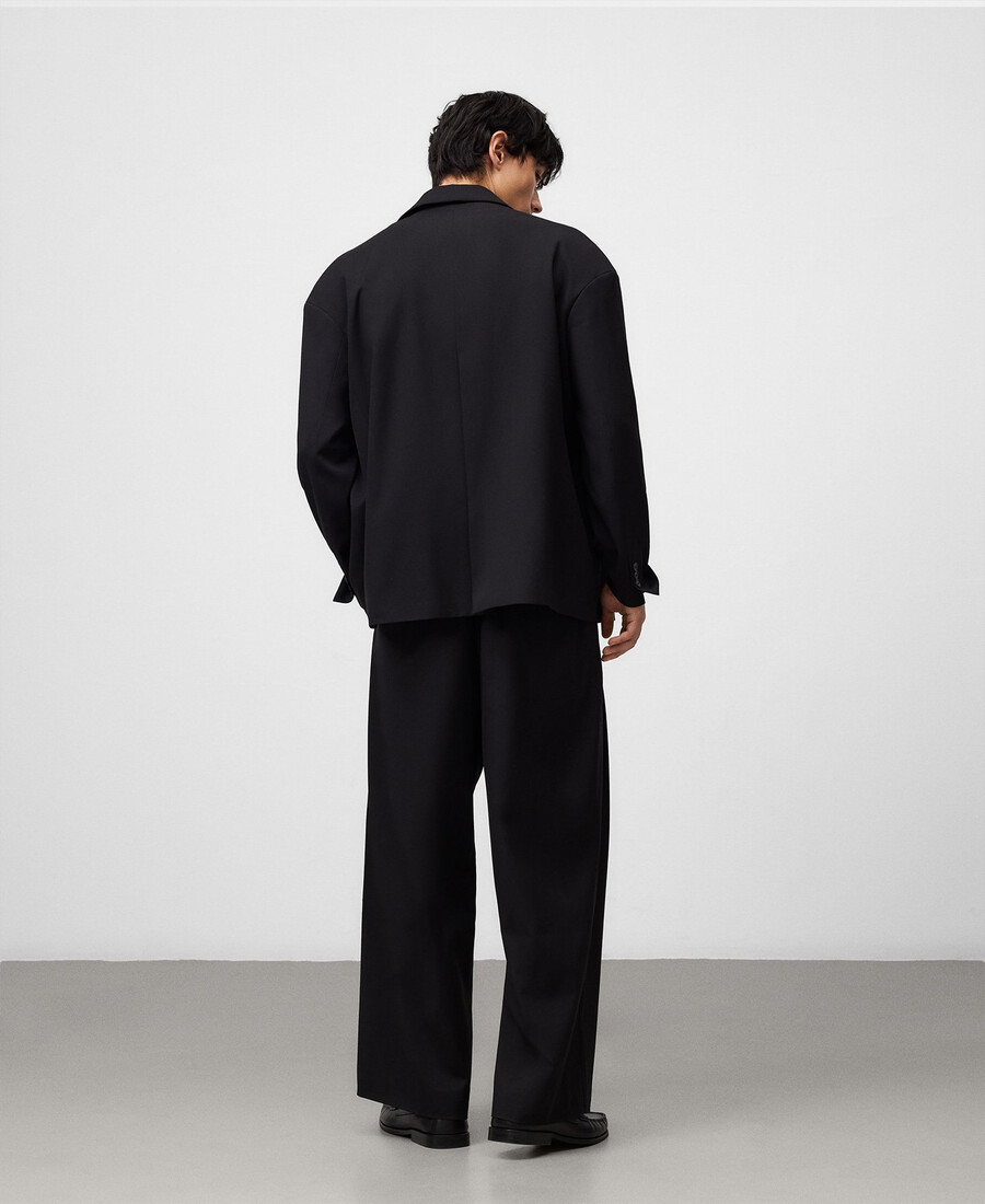 pantalón oversize de doble pinza para hombre
