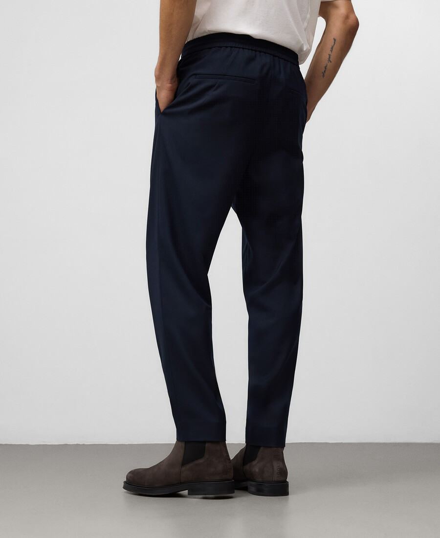 pantalón jogger plisado para hombre