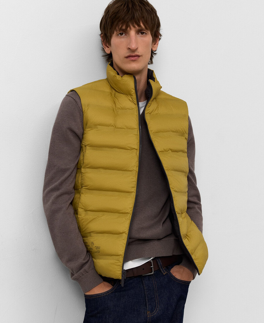 chaleco acolchado reversible para hombre