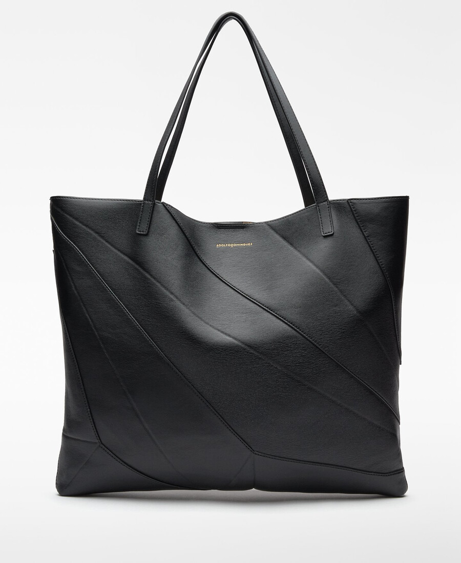 bolso shopper grande de poliéster reciclado para mujer
