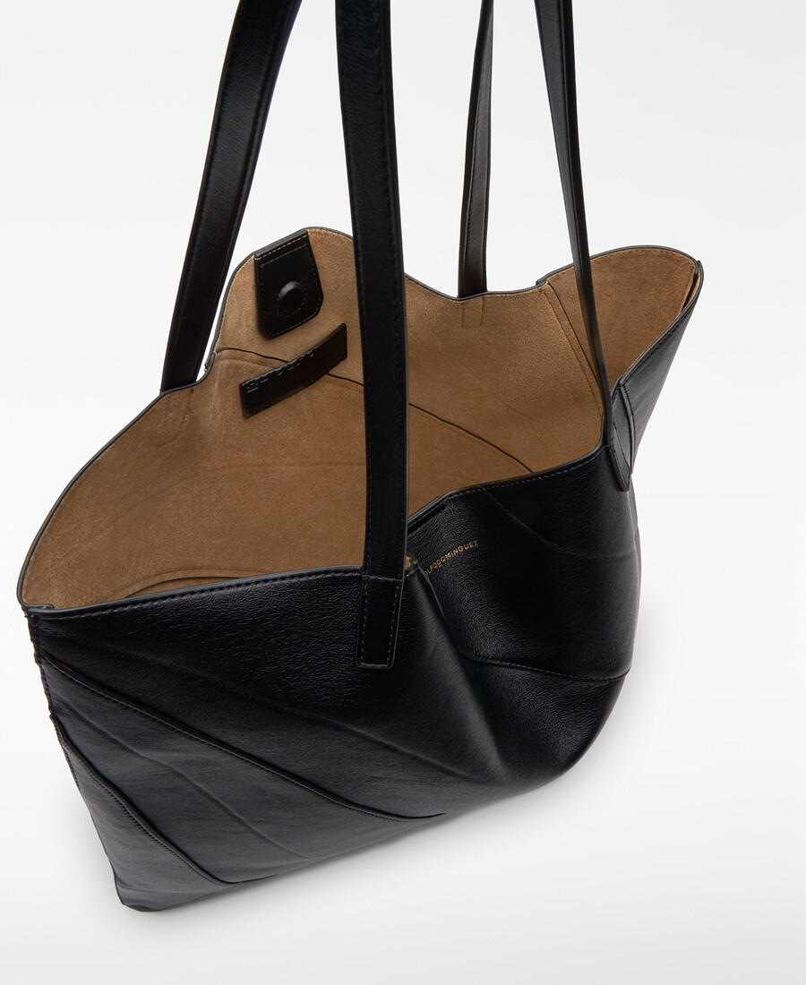 bolso shopper grande de poliéster reciclado para mujer