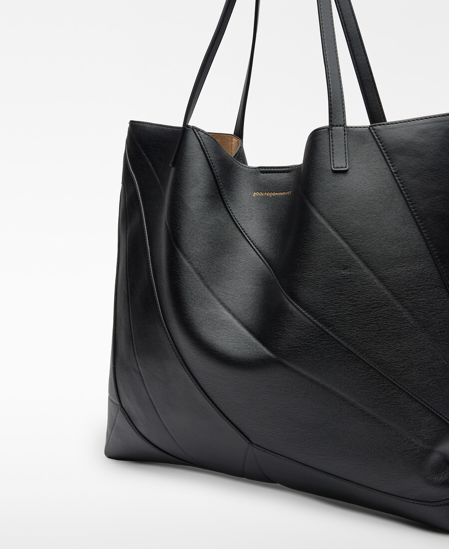 bolso shopper grande de poliéster reciclado para mujer