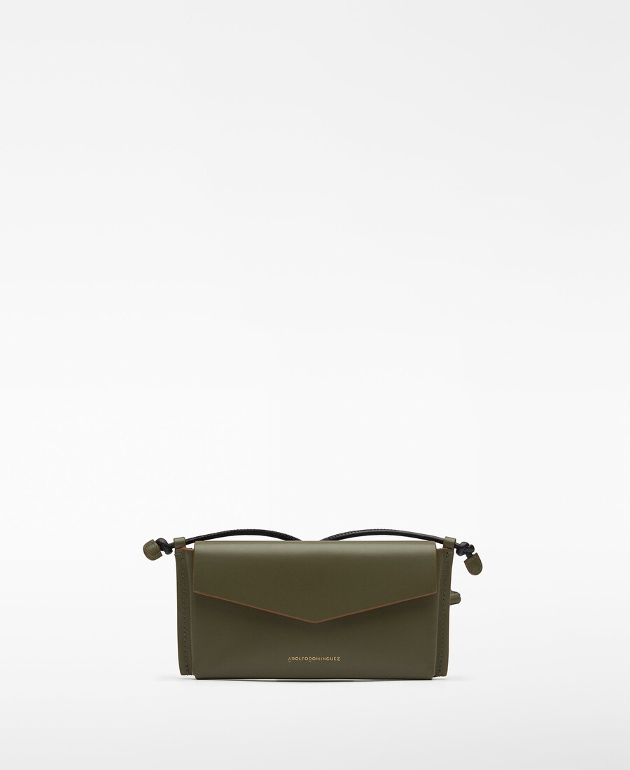 soporte horizontal para teléfono de piel para mujer