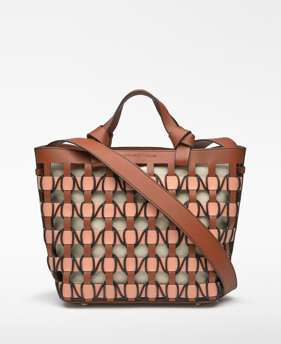 bolso cesta mediano horizonte para mujer