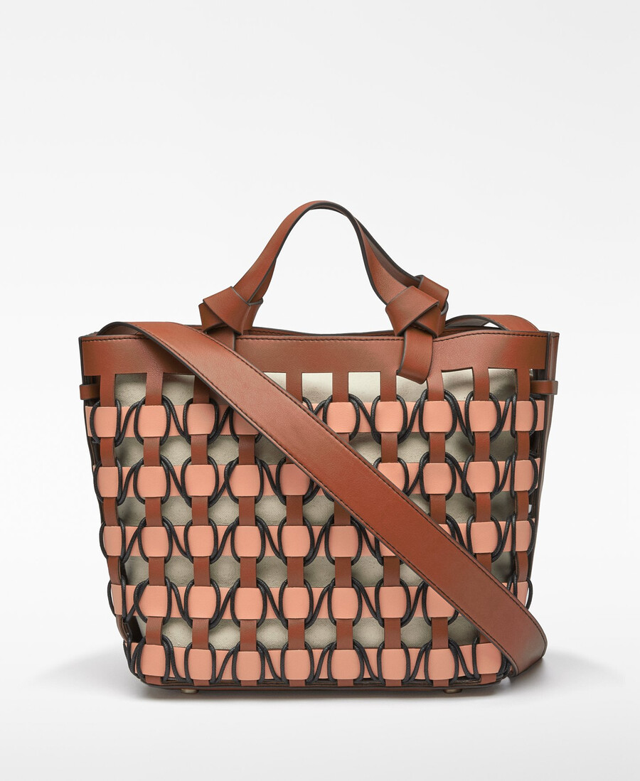 bolso cesta mediano horizonte para mujer