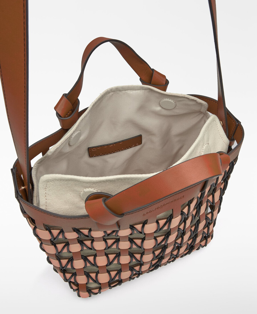 bolso cesta mediano horizonte para mujer
