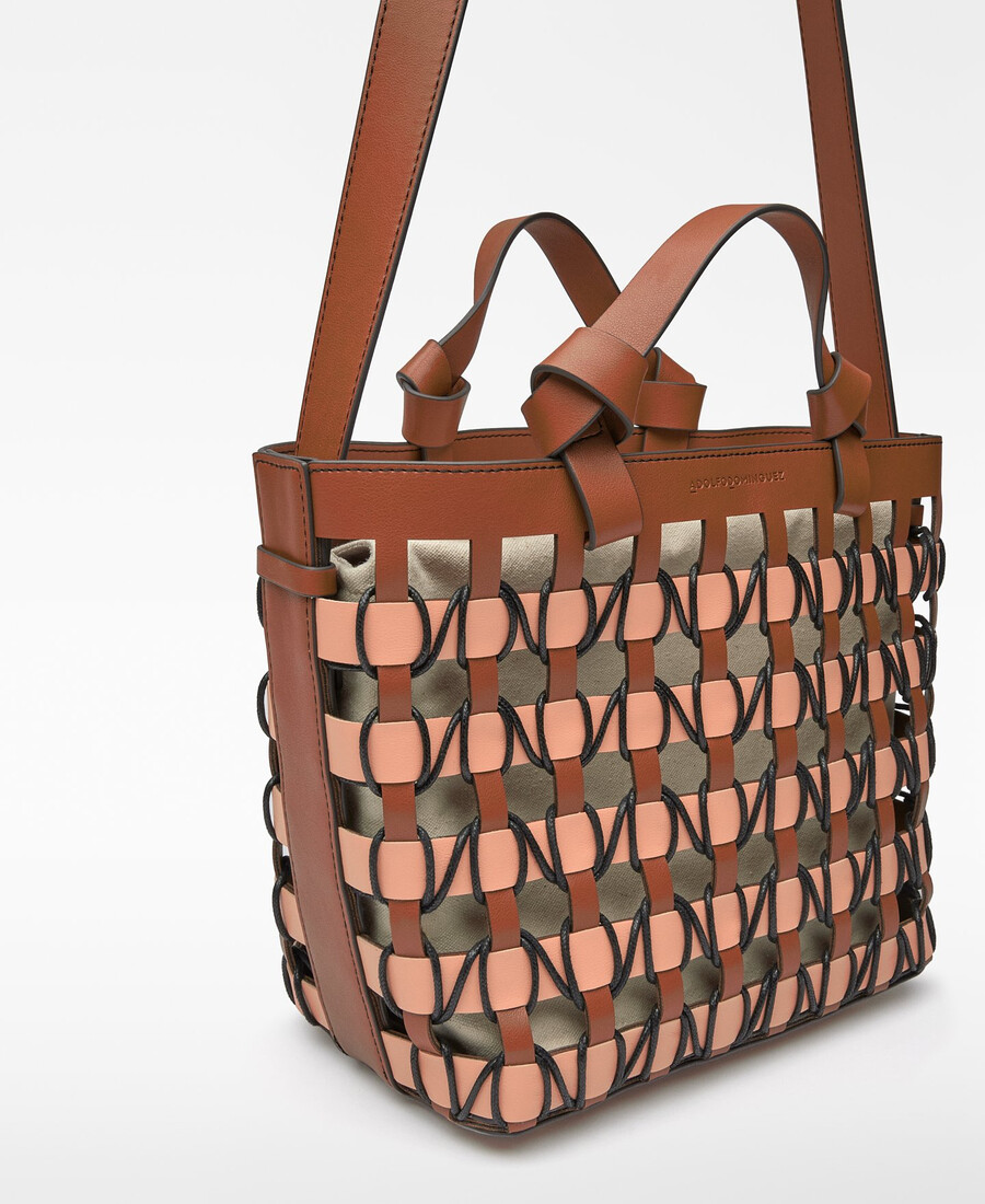 bolso cesta mediano horizonte para mujer
