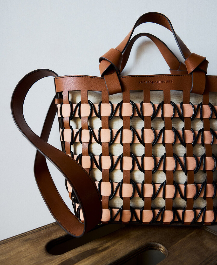bolso cesta mediano horizonte para mujer
