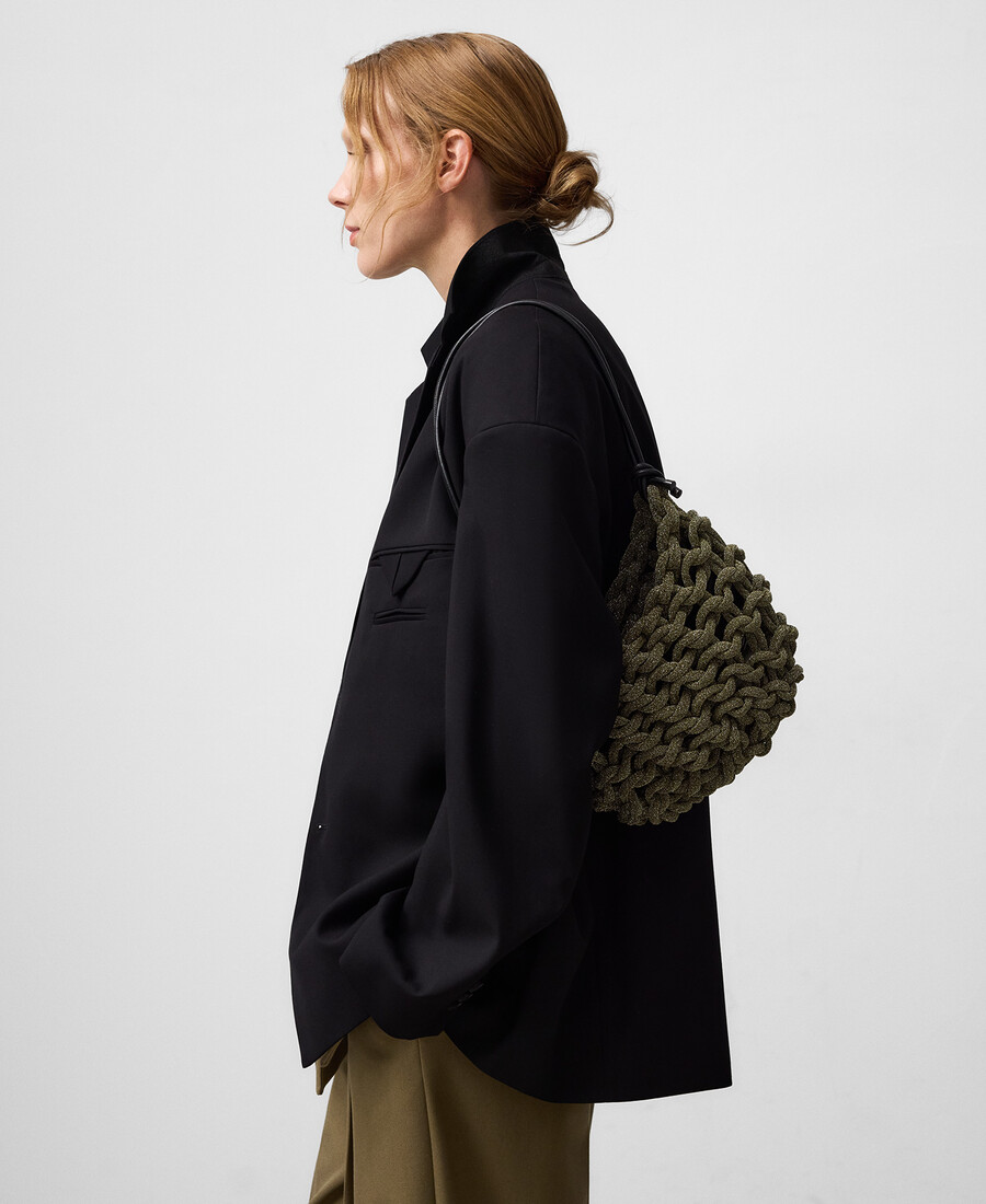 bolso cóctel mujer diseño tubular