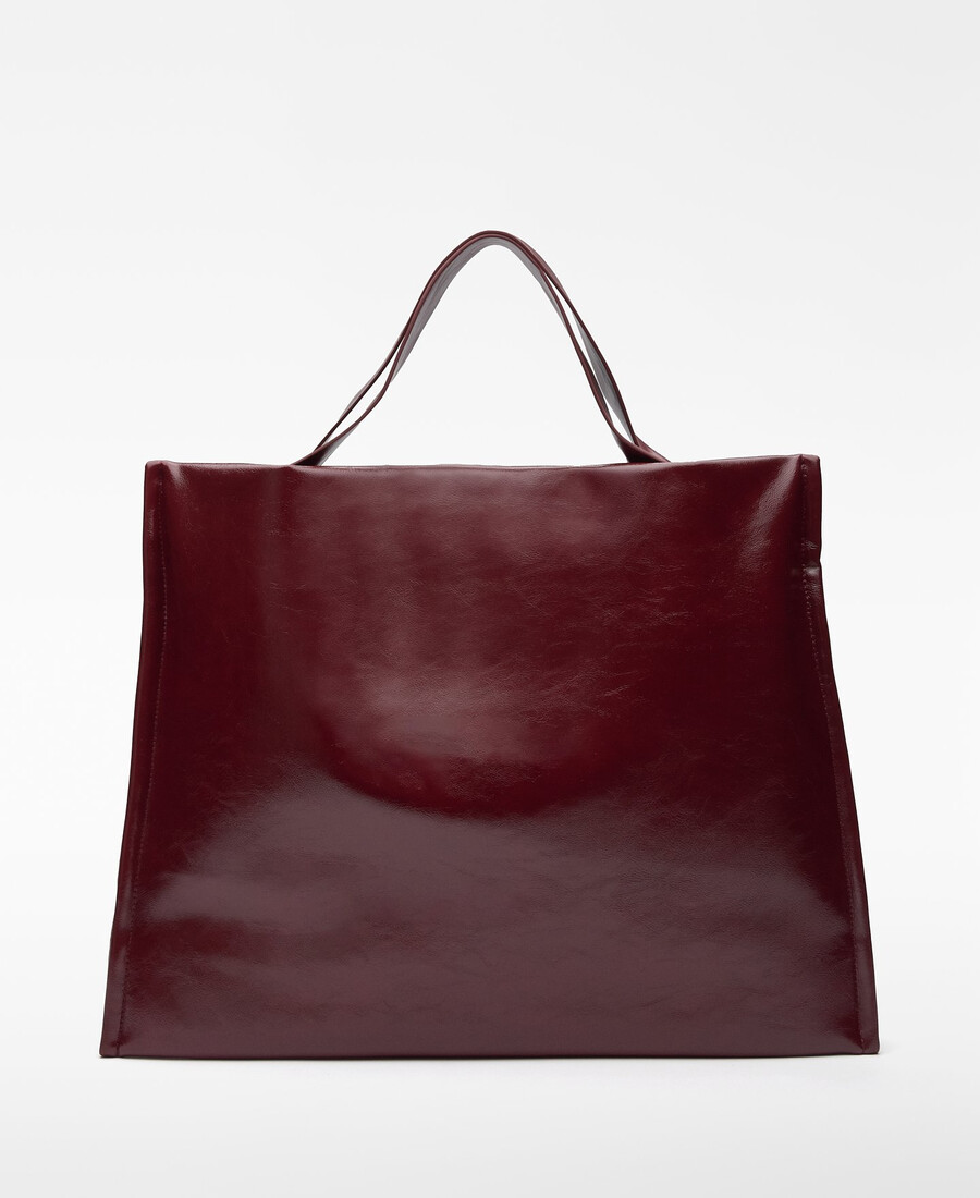 bolso shopper acolchado sin piel para mujer