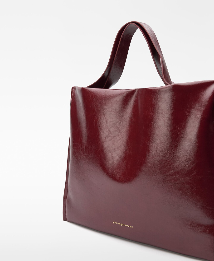 bolso shopper acolchado sin piel para mujer