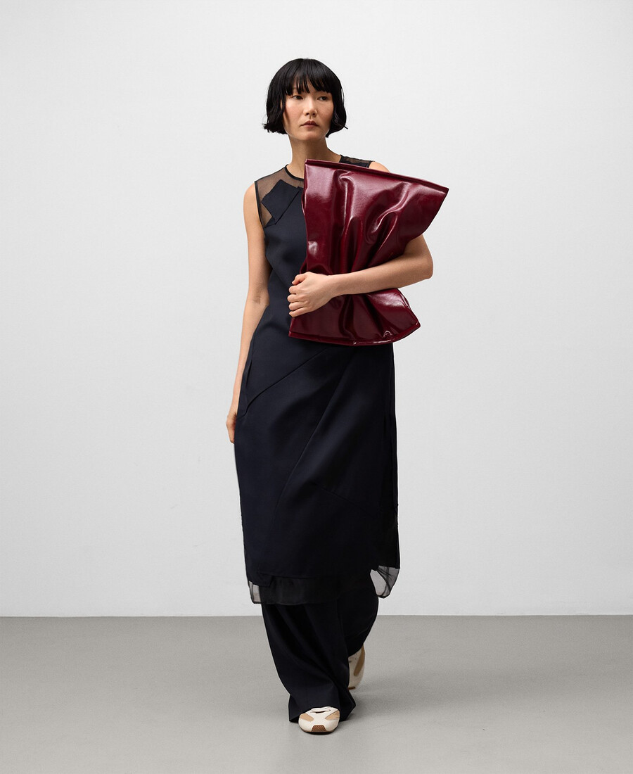bolso shopper acolchado sin piel para mujer