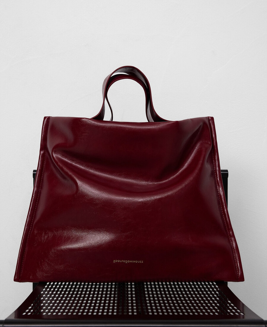 bolso shopper acolchado sin piel para mujer