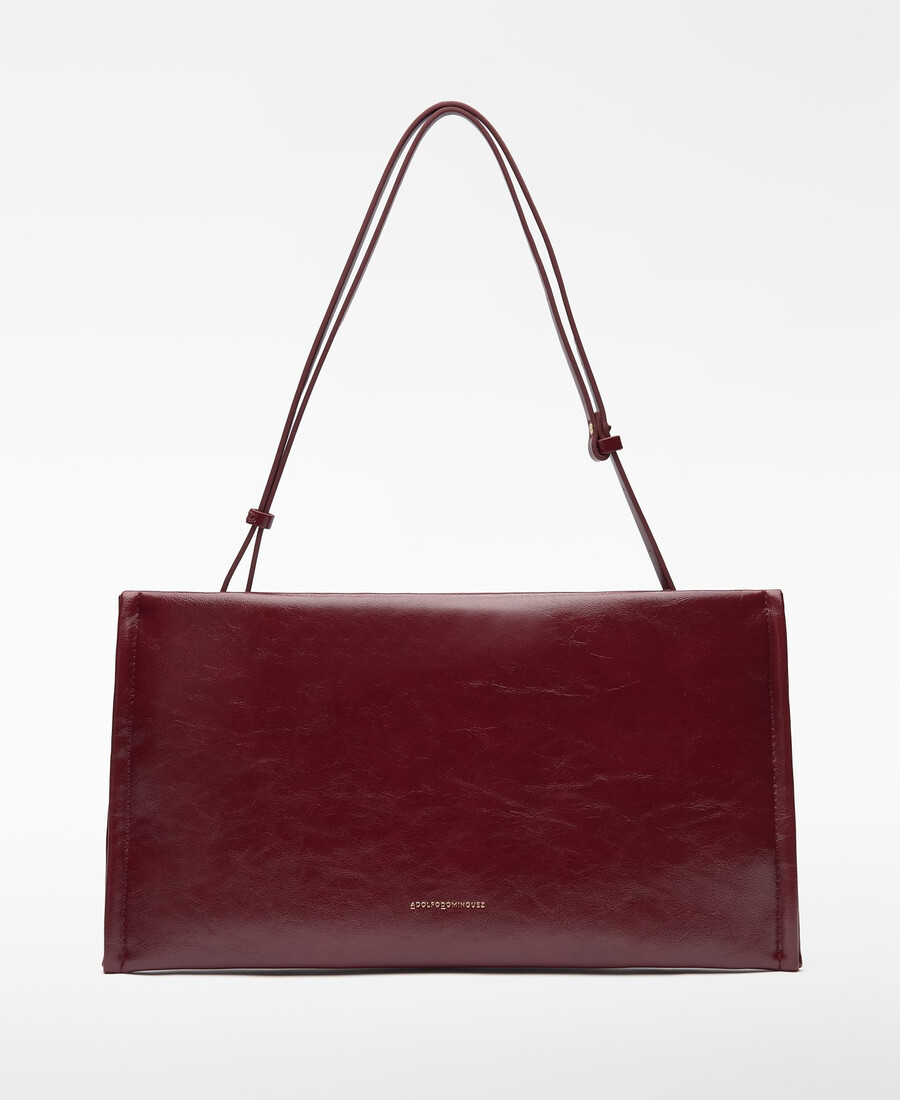 clutch acolchado de piel y no piel para mujer