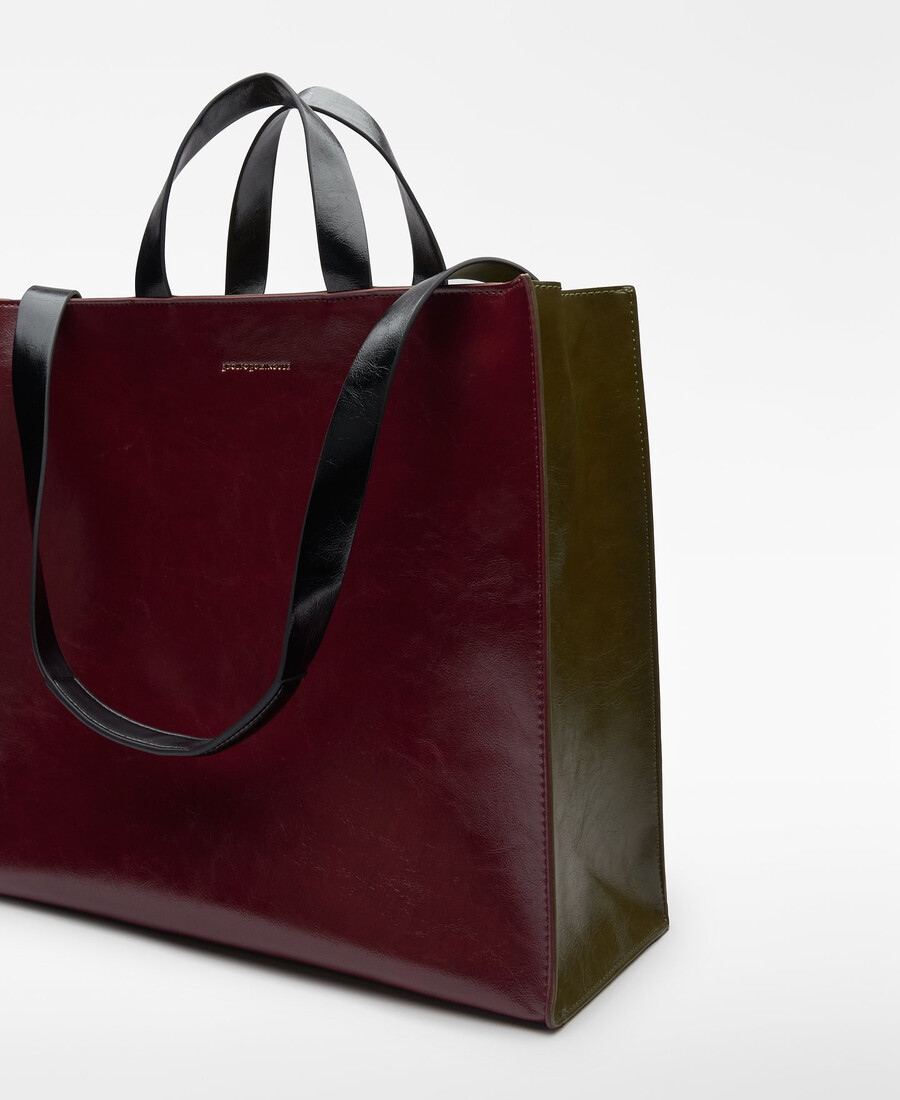 bolso shopper grande para mujer sin piel
