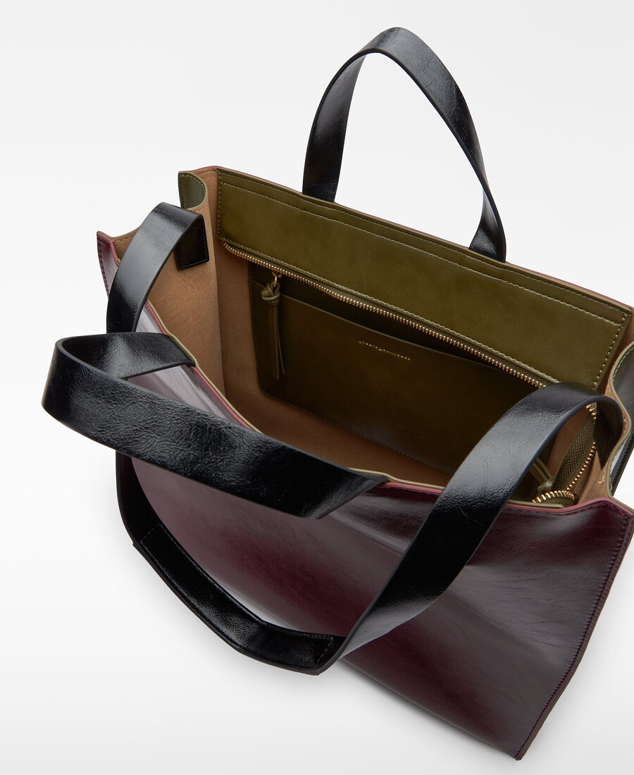 bolso shopper grande para mujer sin piel