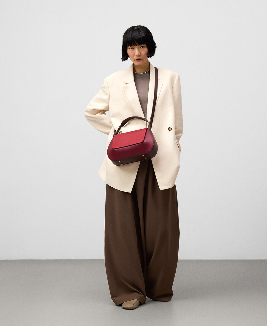 bolso urbano tricolor dorna para mujer