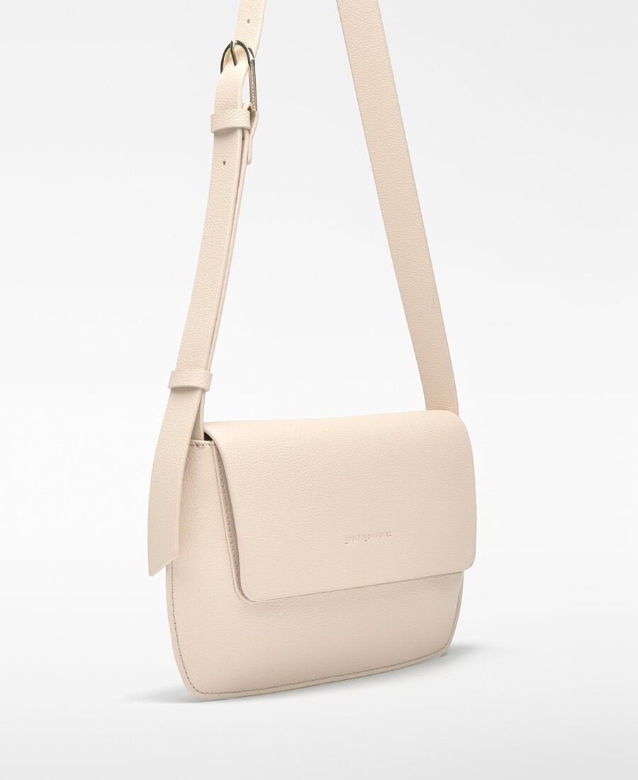 bolso de hombro con solapa dorna para mujer