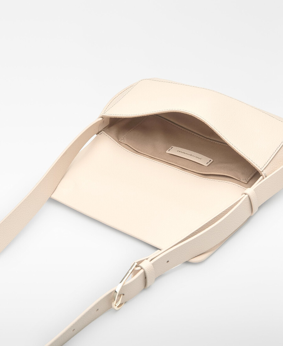 bolso de hombro con solapa dorna para mujer