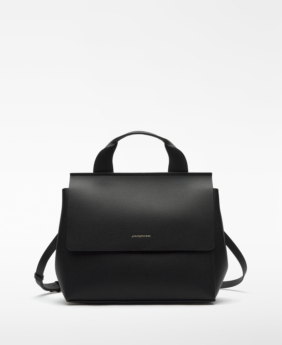 bolso con solapa de mica para mujer