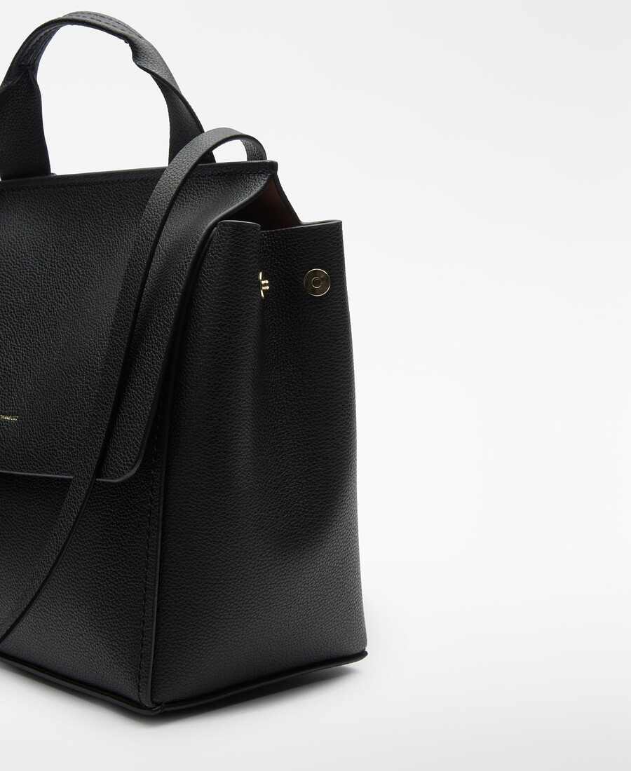 bolso con solapa de mica para mujer