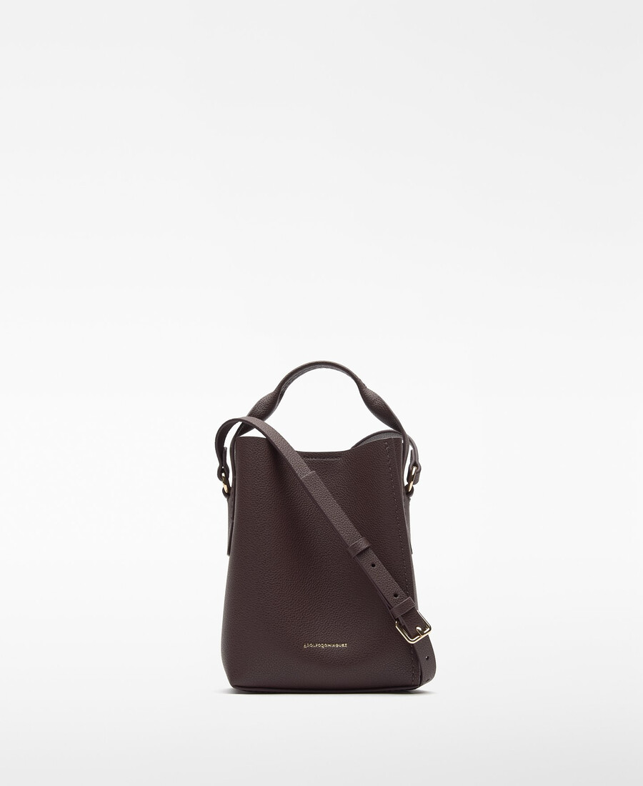 bolso cubo de mica para mujer