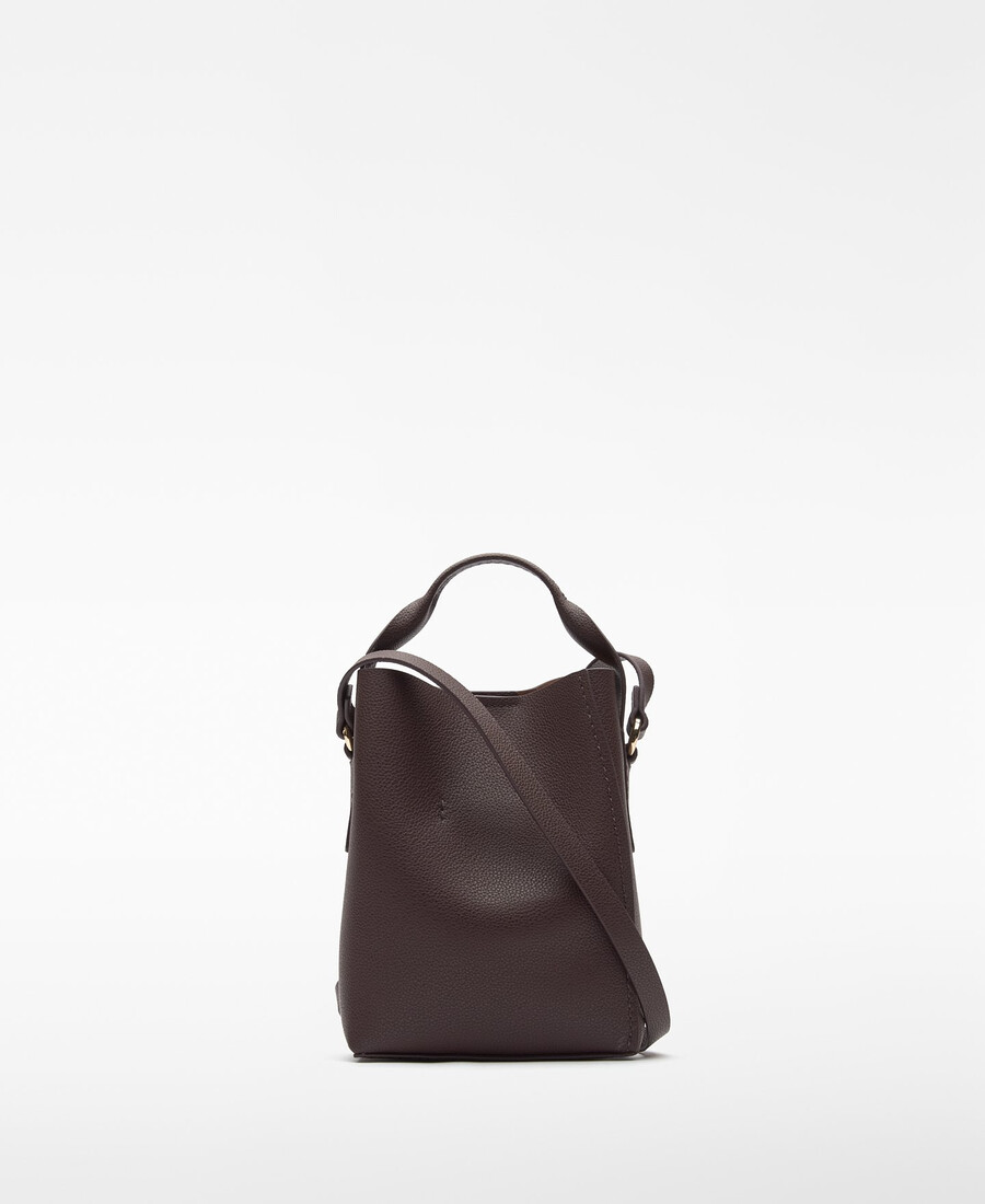bolso cubo de mica para mujer