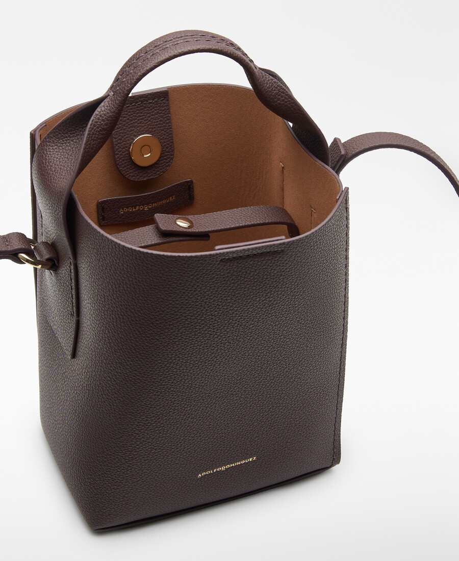 bolso cubo de mica para mujer