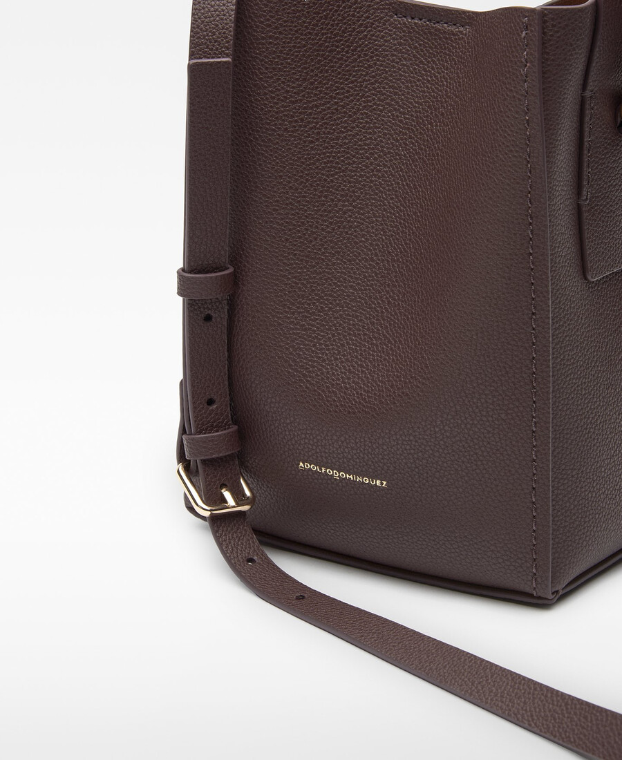 bolso cubo de mica para mujer