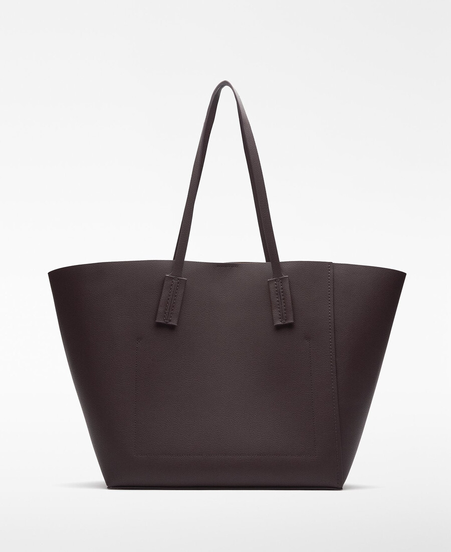 bolso shopper horizontal mica para mujer
