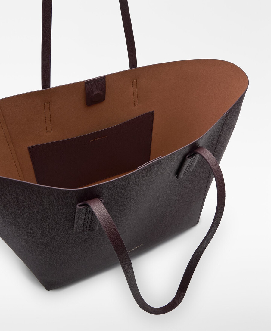 bolso shopper horizontal mica para mujer